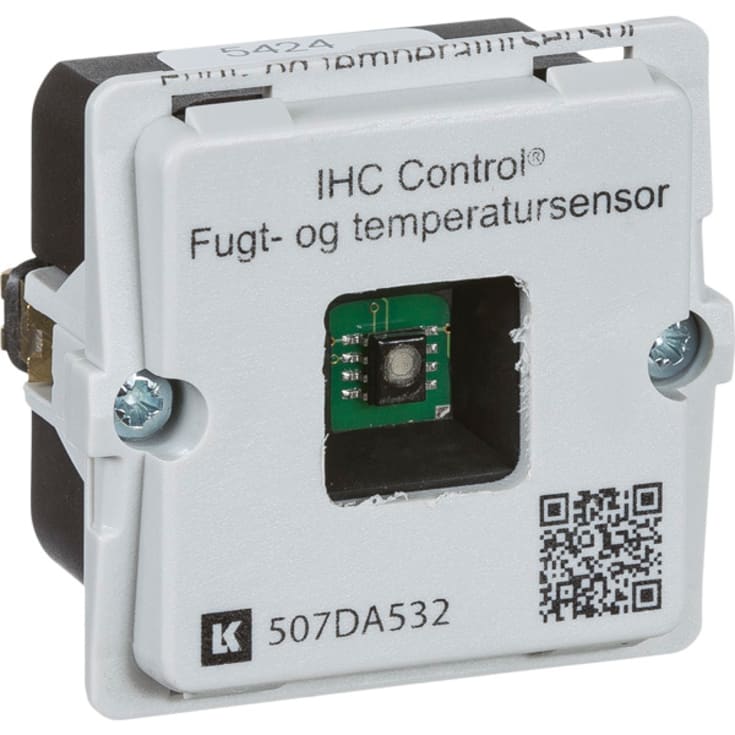 LK IHC Control Fugt-/temperatursensor, FUGA, 1 modul, hvid