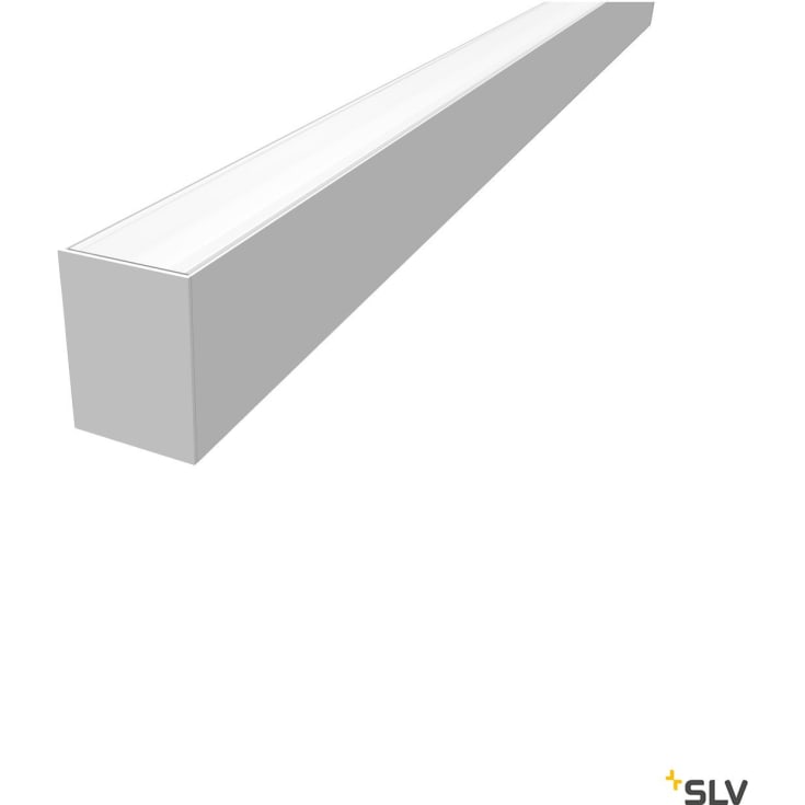 SLV Grazia 60 hvid påbygningsprofil, 1,5 meter
