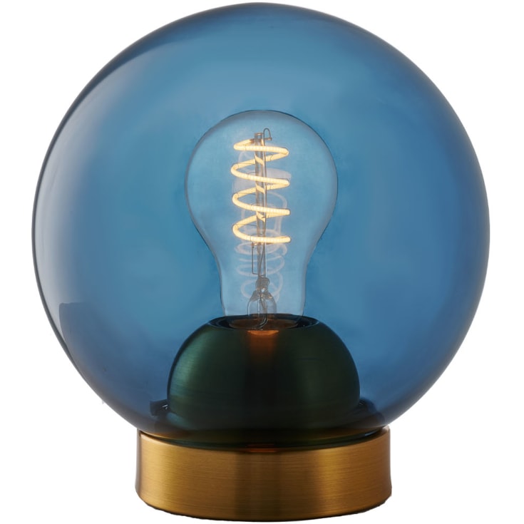 Halo Design Bubbles bordlampe, blå