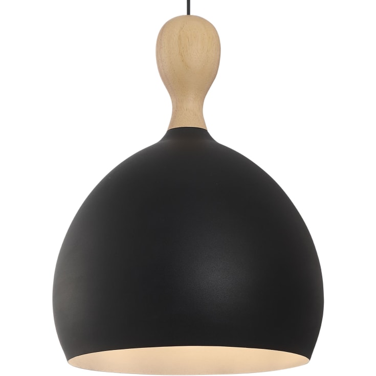 Halo Design Dueodde pendellampe, svart/metall, Ø39 cm
