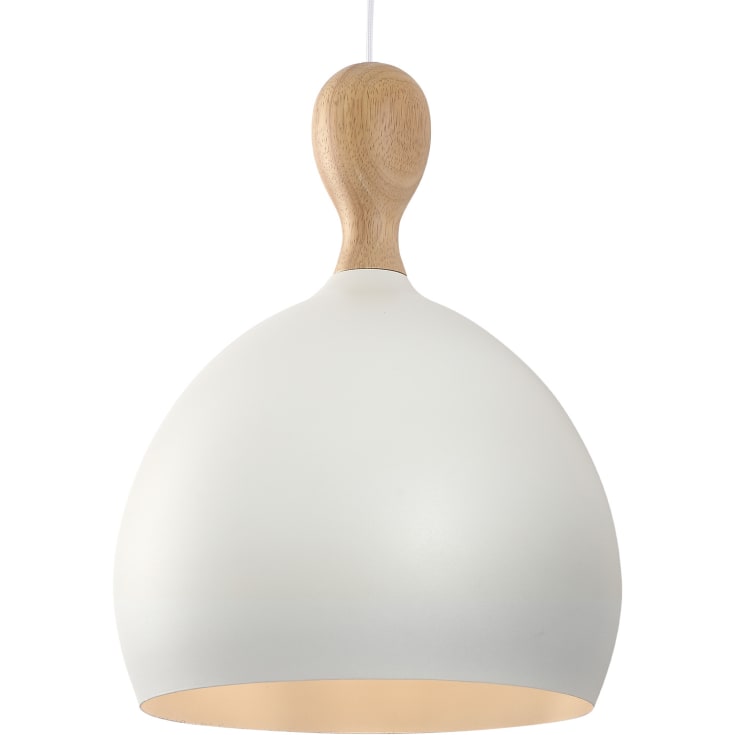 Halo Design Dueodde pendellampe, hvit/metall, Ø39 cm