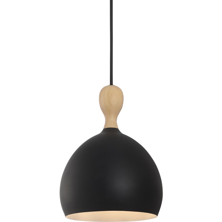 Halo Design Dueodde pendellampe, svart/metall, Ø18 cm