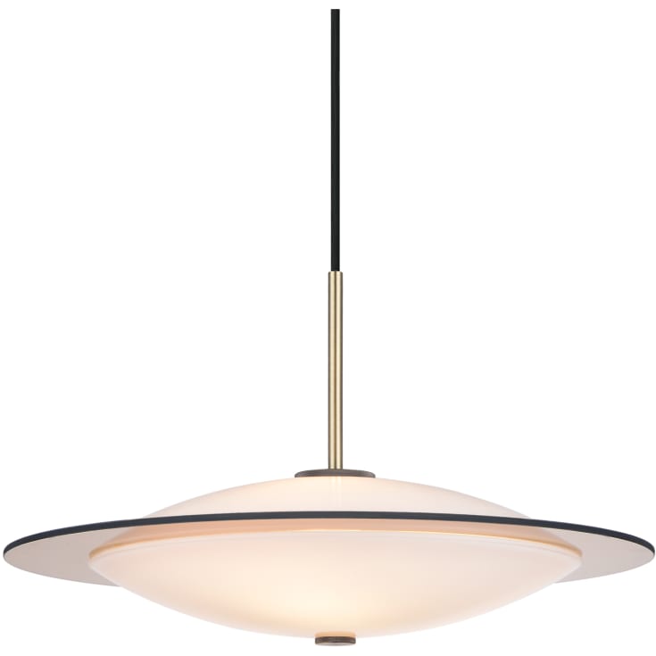 Halo Design Orbit pendellampe, messing, Ø40 cm