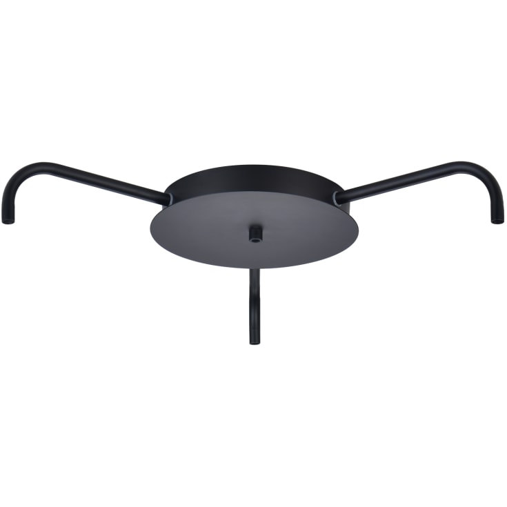 Halo Design takkopp, 4 utgångar, svart