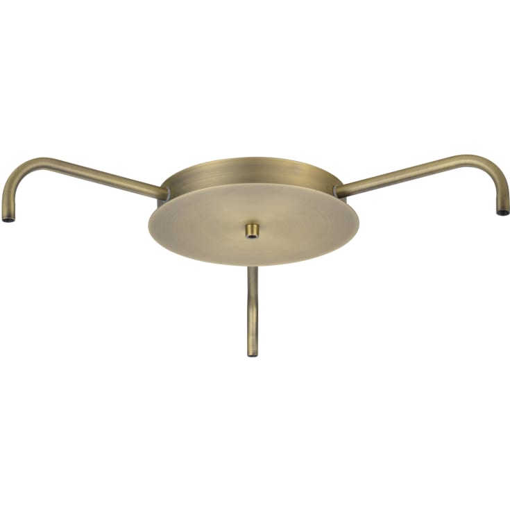 Halo Design baldakin, 4 uttak, messing