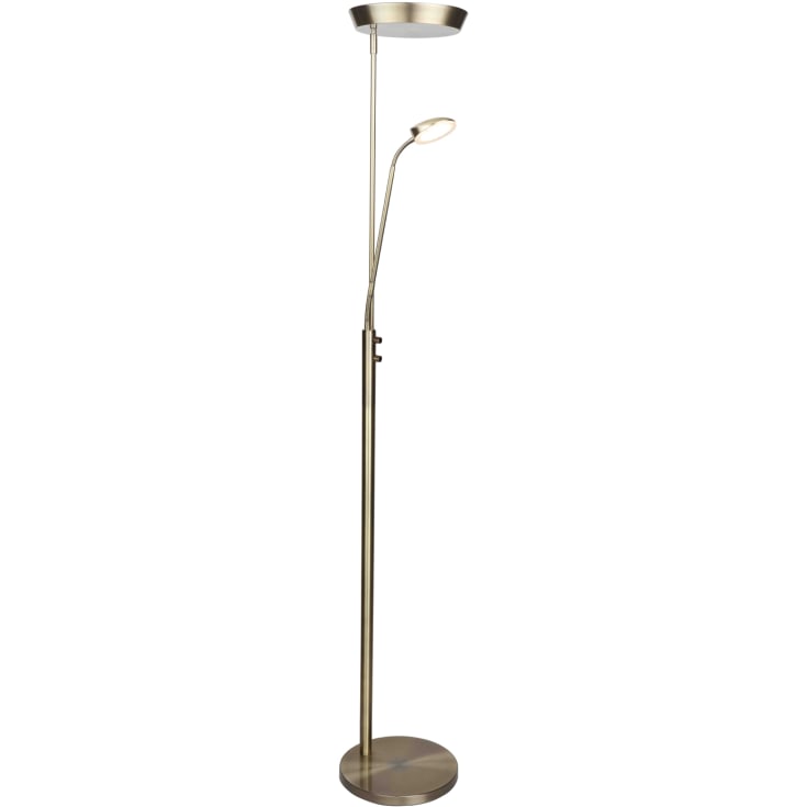 Halo Design Vegas Uplight golvlampa, antik mässing