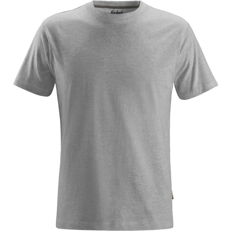 Snickers T-shirt, 2502, lys gråmeleret, str. S