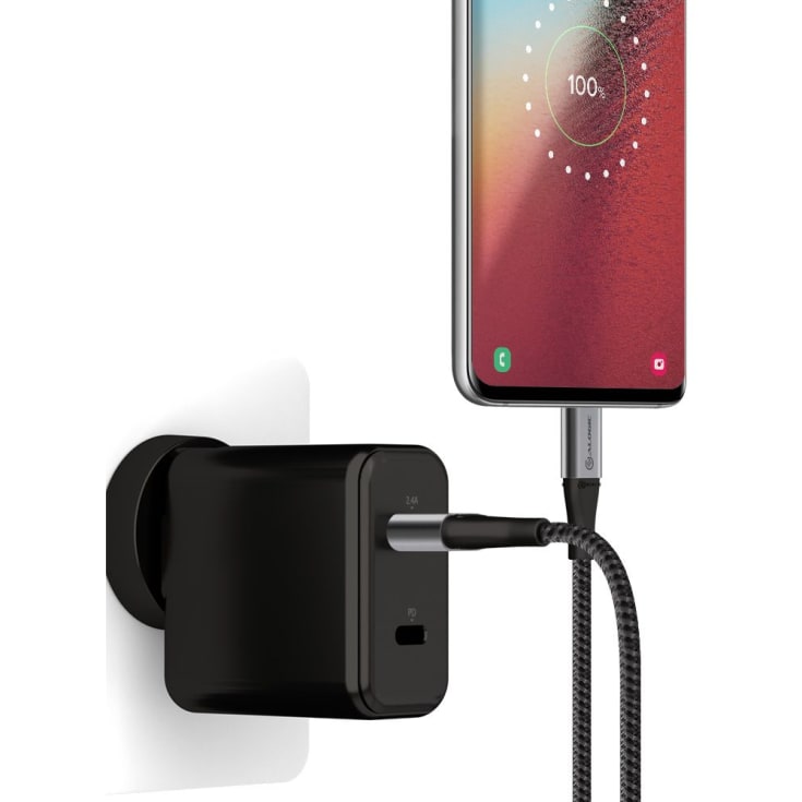 Laddarkabel USB-A till USB-C på 30 centimeter, rymdgrå
