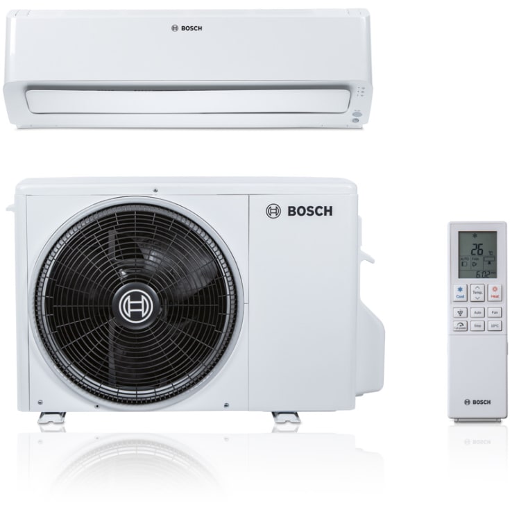 Bosch Climate 8101i-set 65 HE luft til luft varmepumpesæt i hvid