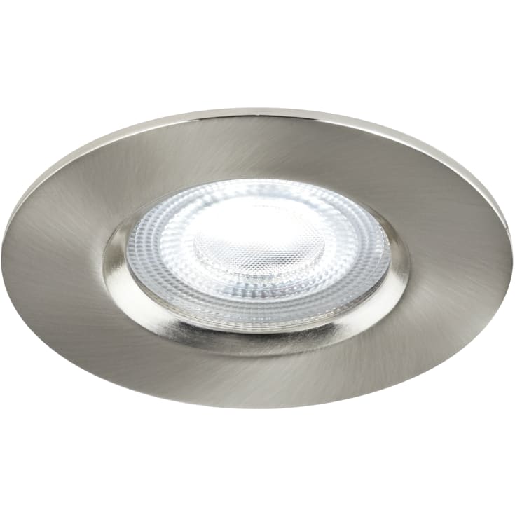 Nordlux Smart Don downlight, børstet nikkel