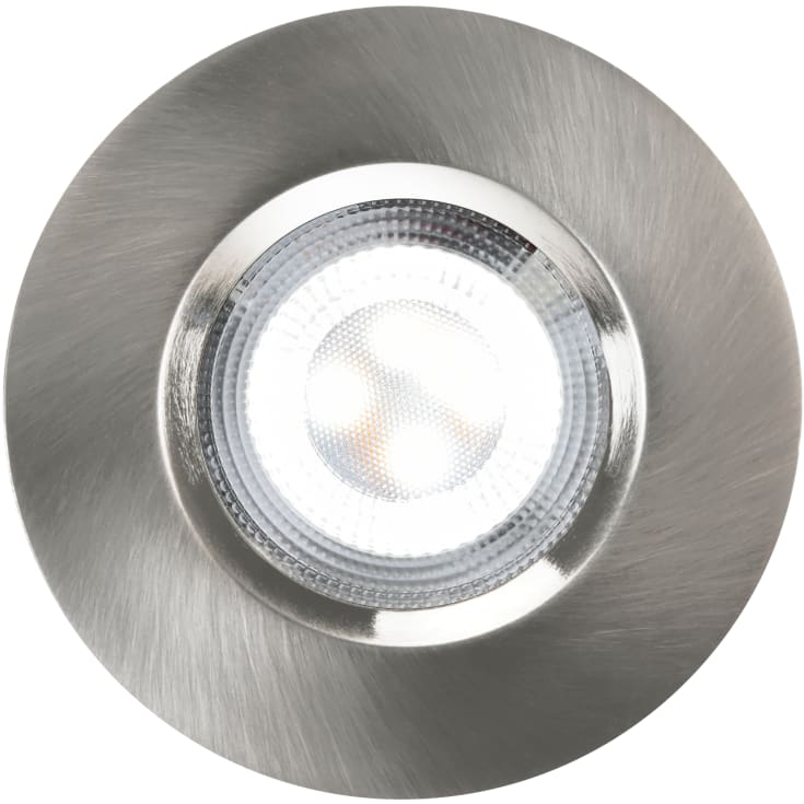 Nordlux Smart Don downlight, børstet nikkel
