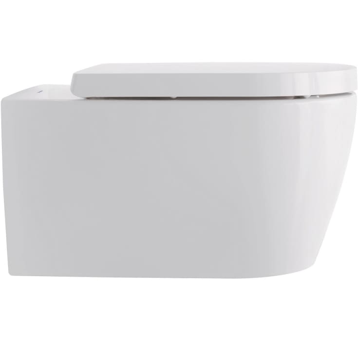 Duravit Me By Stark vägghängd toalett, utan spolkant, rengöringsvänlig, matt vit