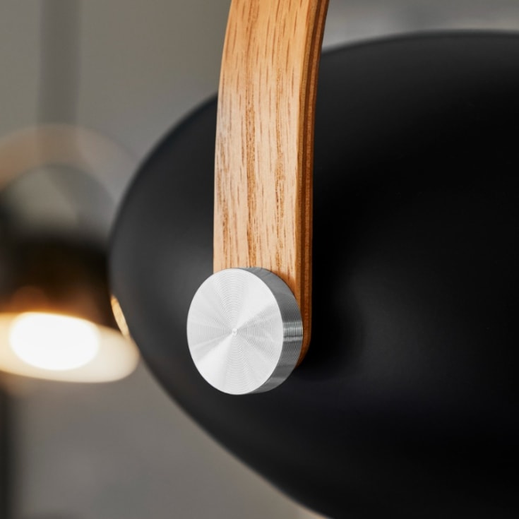 Halo Design D.C pendellampe, sort, Ø18 cm