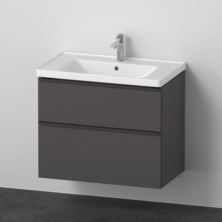 Duravit D-Neo møbelsæt 80 x 48 cm i mat grafit