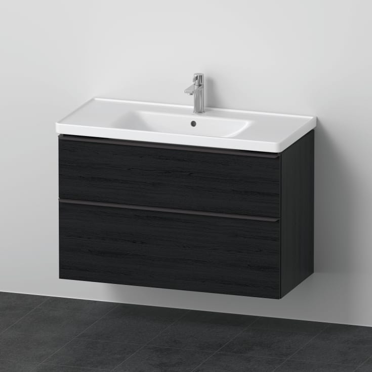 Duravit D-Neo møbelpakke, 100x48 cm, sort eg