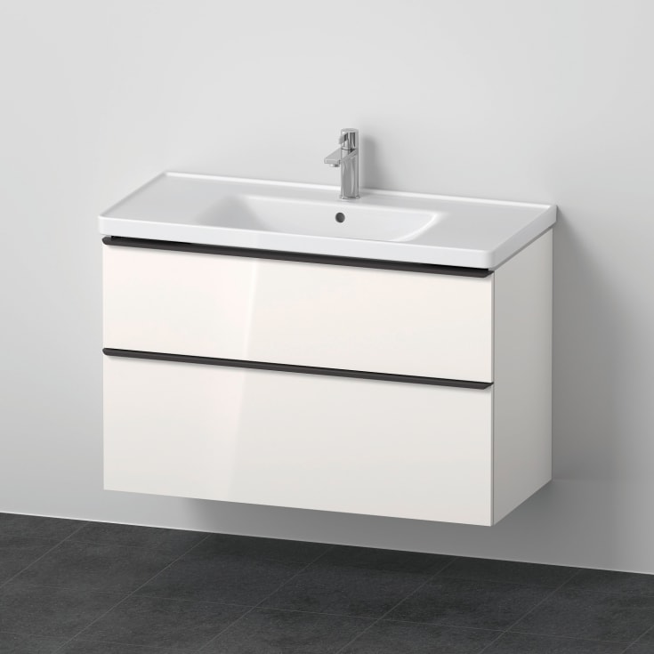 Duravit D-Neo möbelpaket, 100x48 cm, högglans vit