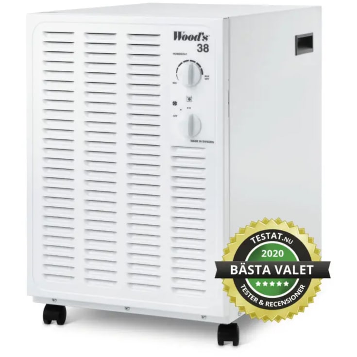 Wood's SW38FW avfukter, 11 liter/døgn, 140 m²