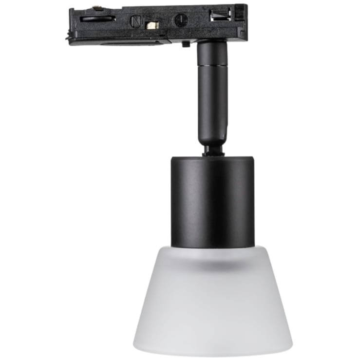 Spot 1F Glass Cup skjerm, GU10, svart