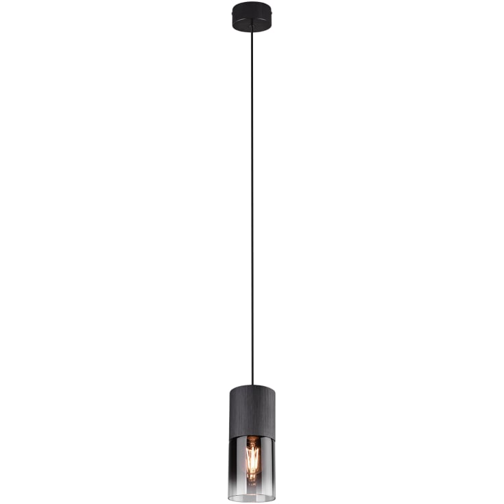 Trio Lighting Robin pendel, sort/røykfarget