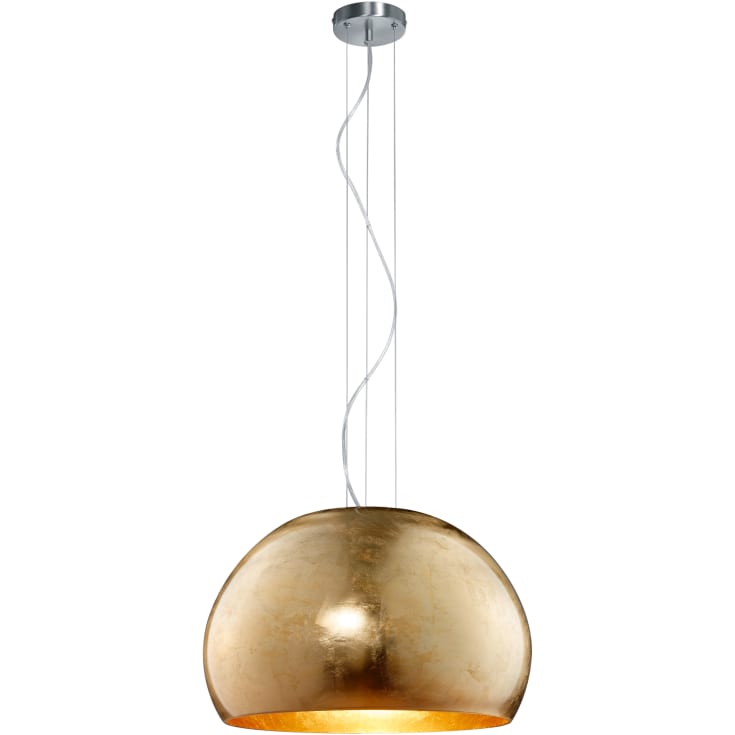 Trio Lighting Ontario pendel, guld, Ø51 cm