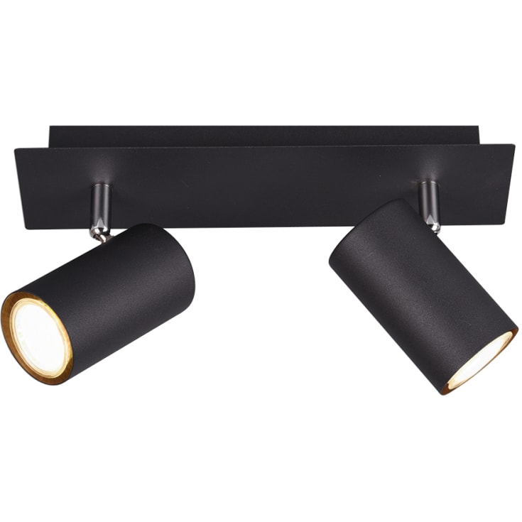 Trio Lighting Marley spotter i tak, 2 spotter, svart
