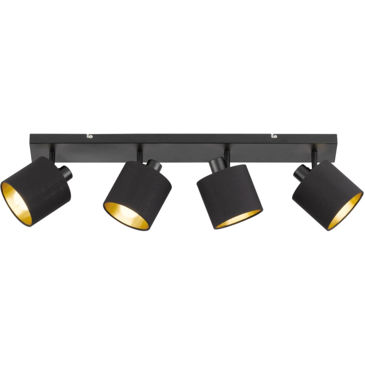 Trio Lighting Tommy spotter i tak, 4 spotter, svart