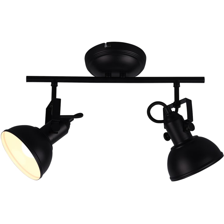 Trio Lighting Gina takspotlight, 2 spotlights, svart