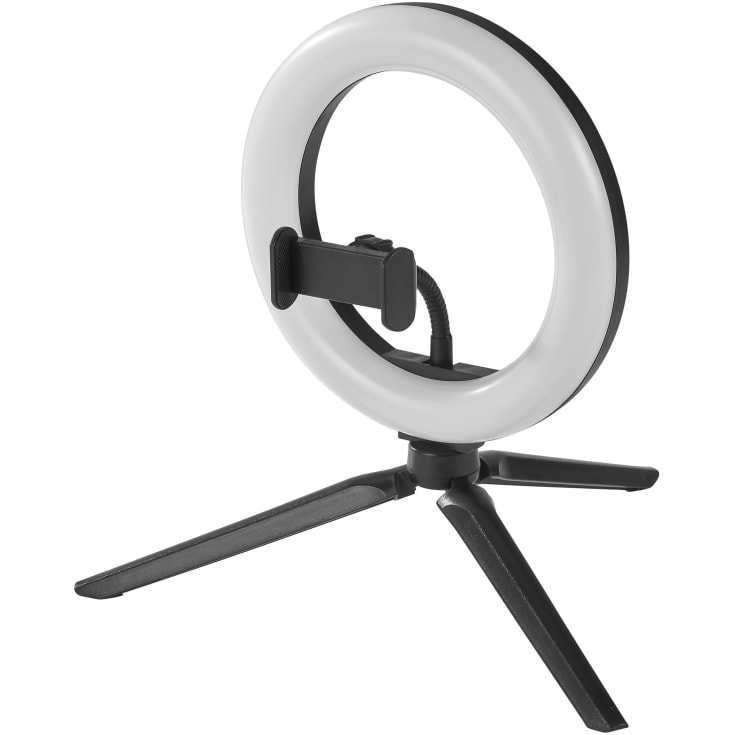 Ledvance Selfie Light Ring bordlampe, sort