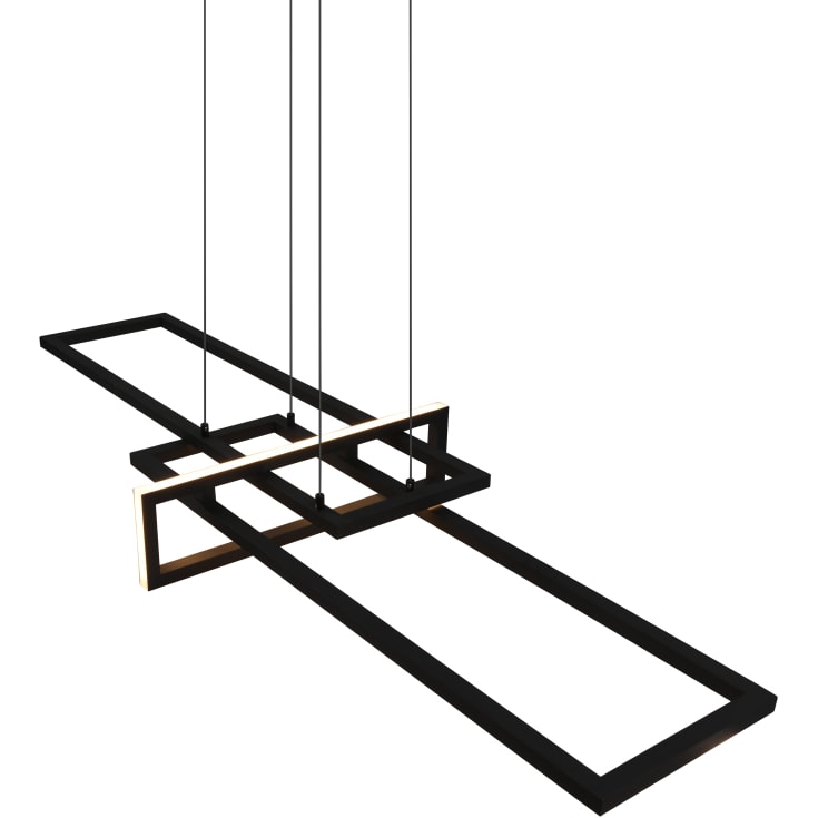 Trio Lighting Salinas langbordspendel, sort