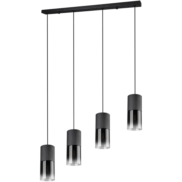 Trio Lighting Robin langbordspendel, sort/røykfarget