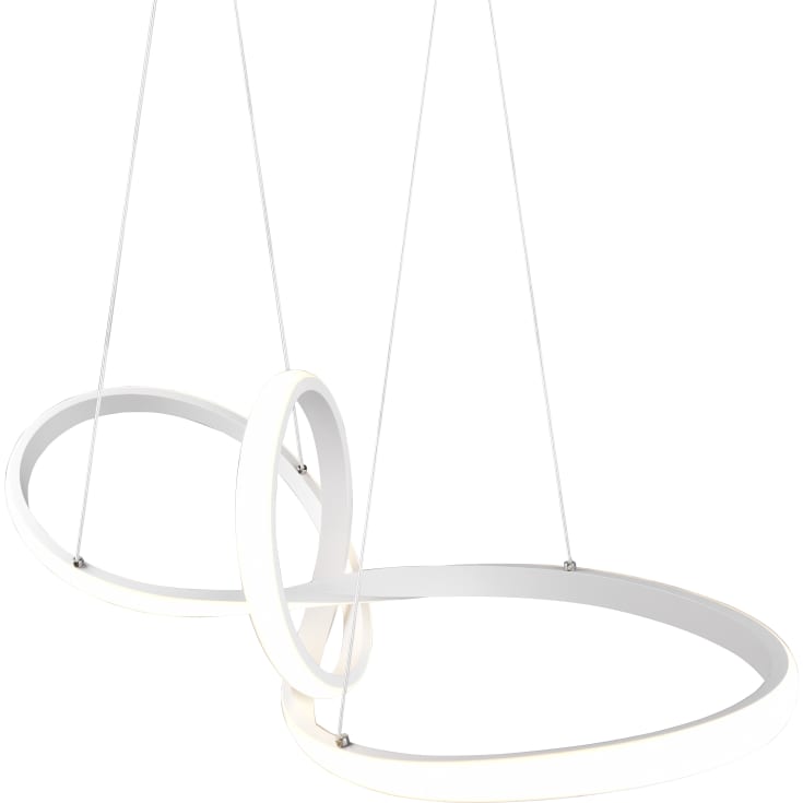 Trio Lighting Sansa pendel, hvid