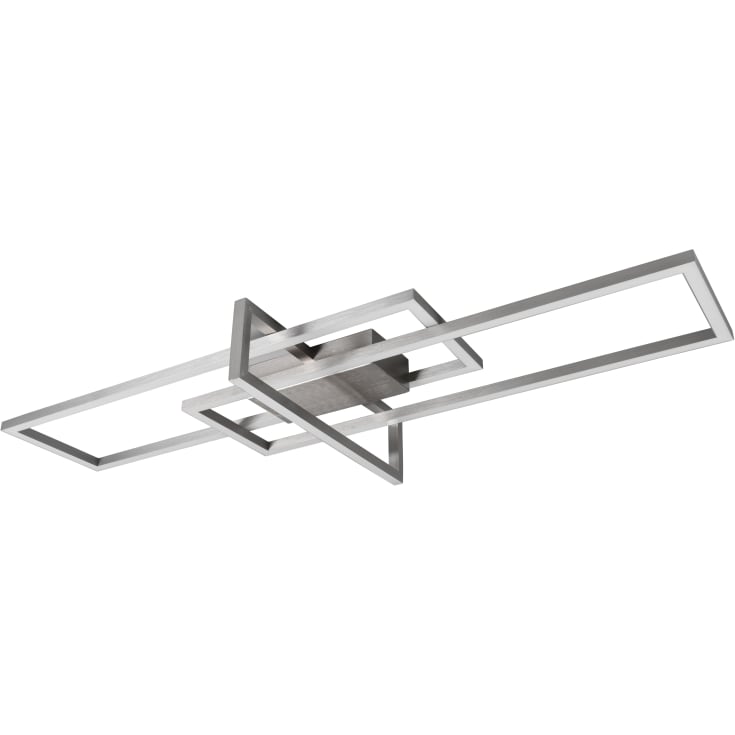 Trio Lighting Salinas loftlampe, børstet stål