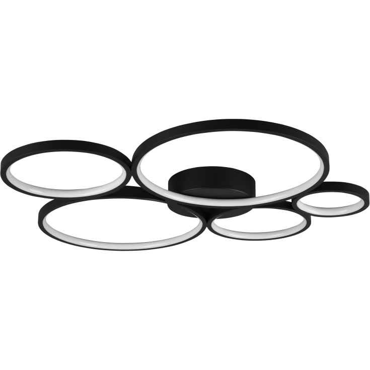 Trio Lighting Rondo loftlampe, sort, 59 cm