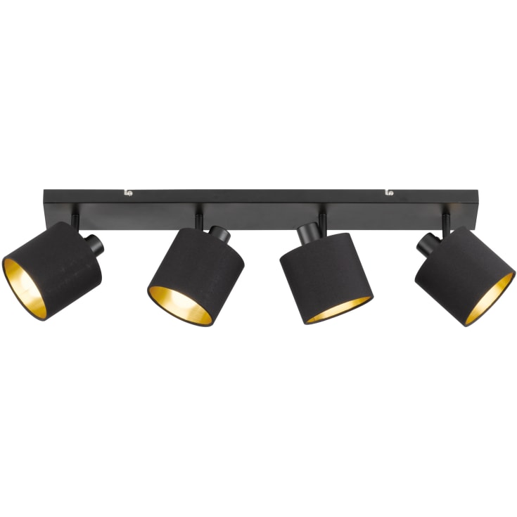 Trio Lighting Tommy spotter i tak, 4 spotter, svart
