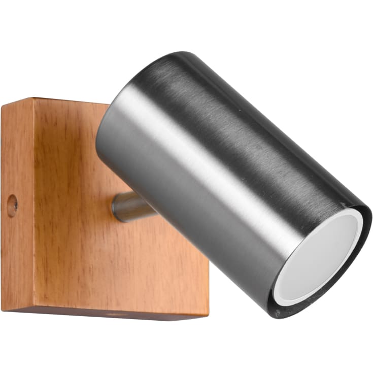 Trio Lighting Marley vegglampe, tre/stål