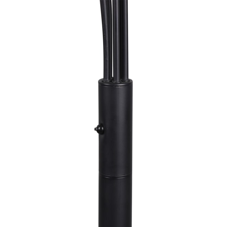 Trio Lighting Reed gulvlampe, sort