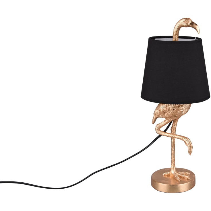Trio Lighting Lola bordlampe, sort/guld