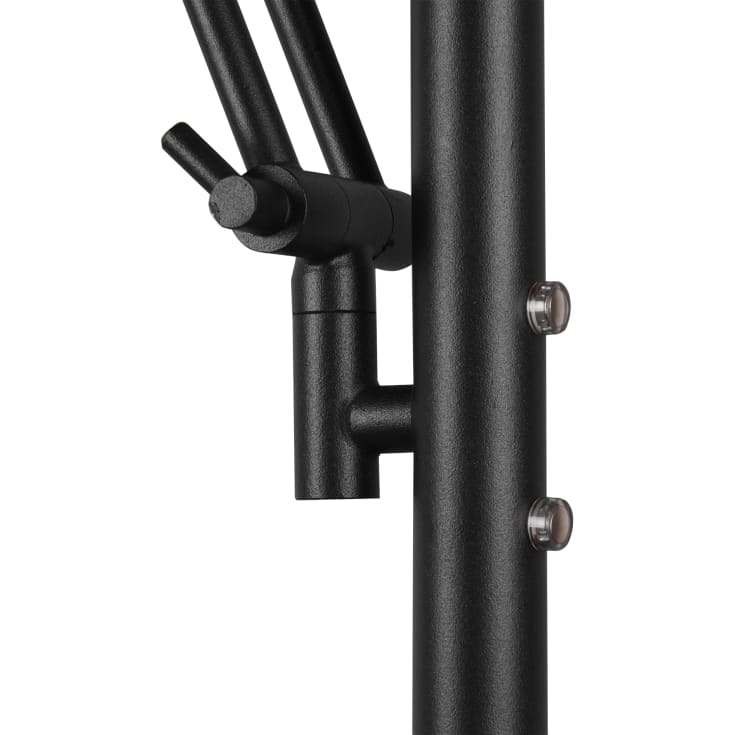 Trio Lighting Barrie gulvlampe, sort