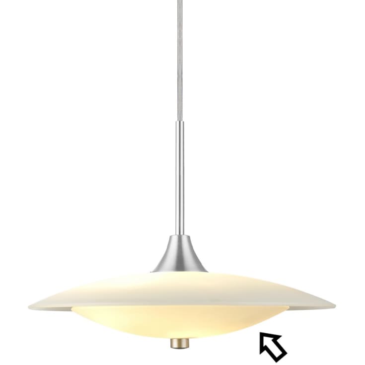 Halo Design reservglas för Ø35 cm Baroni pendel, nedersta skärm