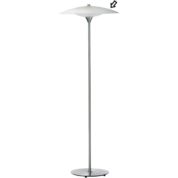 Halo Design reserveglass til Baroni gulvlampe, toppskjerm, Ø46 cm
