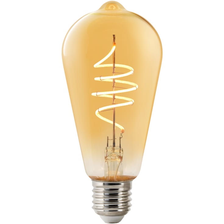 Nordlux Smart Deko E27 edisonlampa, bärnstensfärgad