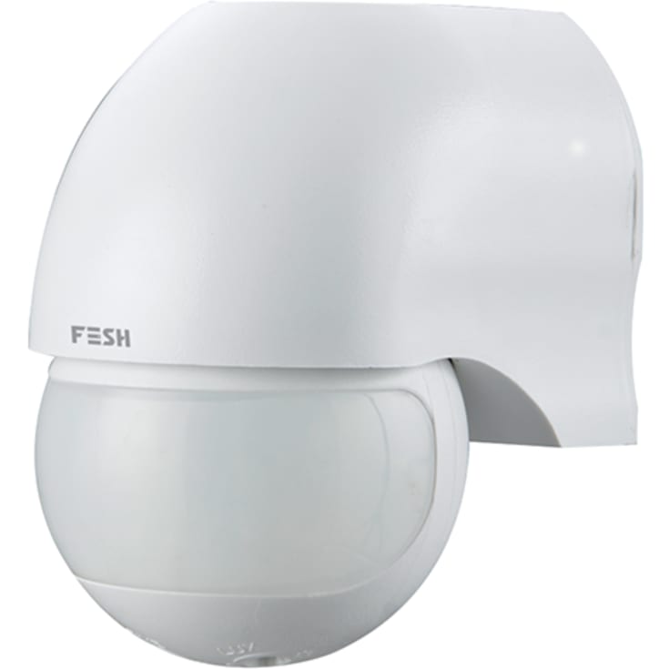 Foss Fesh Smart Home PIR sensor, udendørs, 230 V, hvid