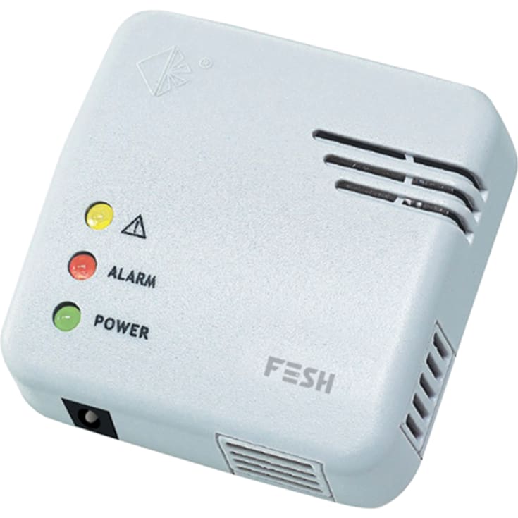 Foss Fesh Smart Home gasalarm, 230V, hvid