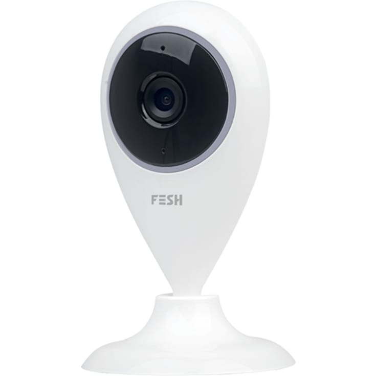 Foss Fesh Smart overvågningskamera, indendørs, livevideo, hvid