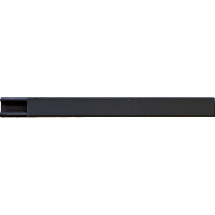 24 stk E-line mini kabelkanal, 17x15 mm, tape, 2 meter, sort
