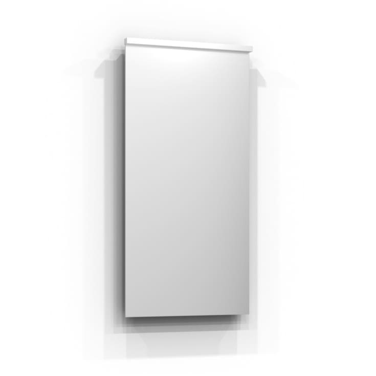 Svedbergs Tived spejl med LED, 40 x 82 cm, hvid