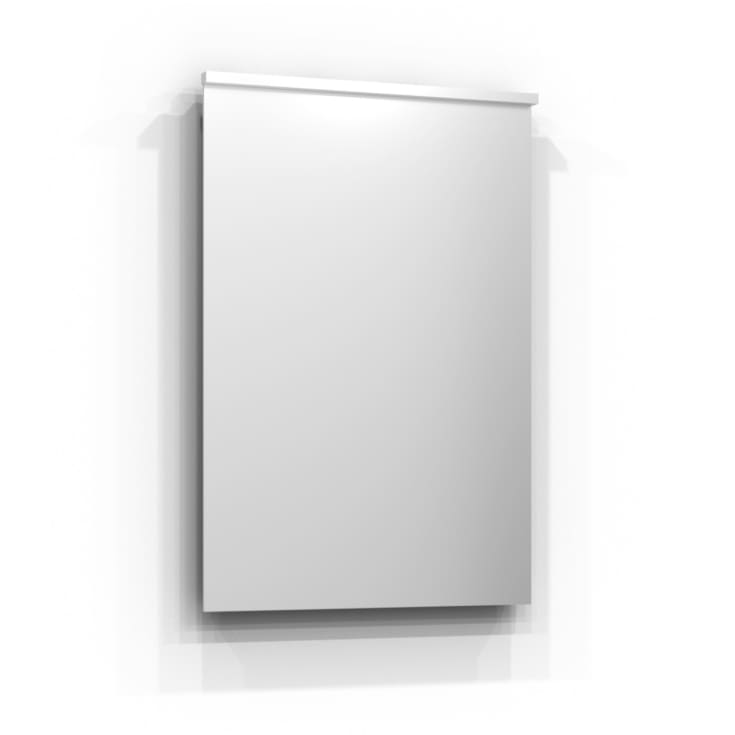 Svedbergs Tived spejl med LED, 55 x 82 cm, hvid