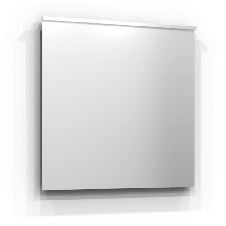 Svedbergs Tived spejl med LED, 80 x 82 cm, hvid