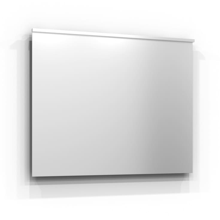 Svedbergs Tived spejl med LED, 100 x 82 cm, hvid