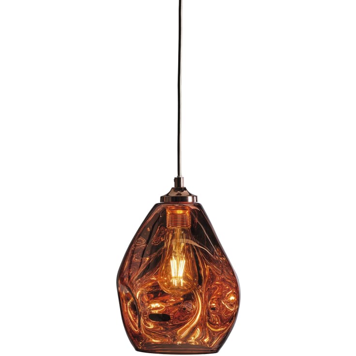 Lupia Drop pendellampa, koppar